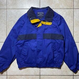 Blue and yellow jacket